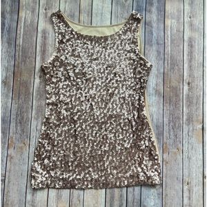 Sequin Tank Top.